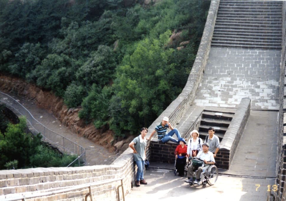 バリアフリー旅行写真