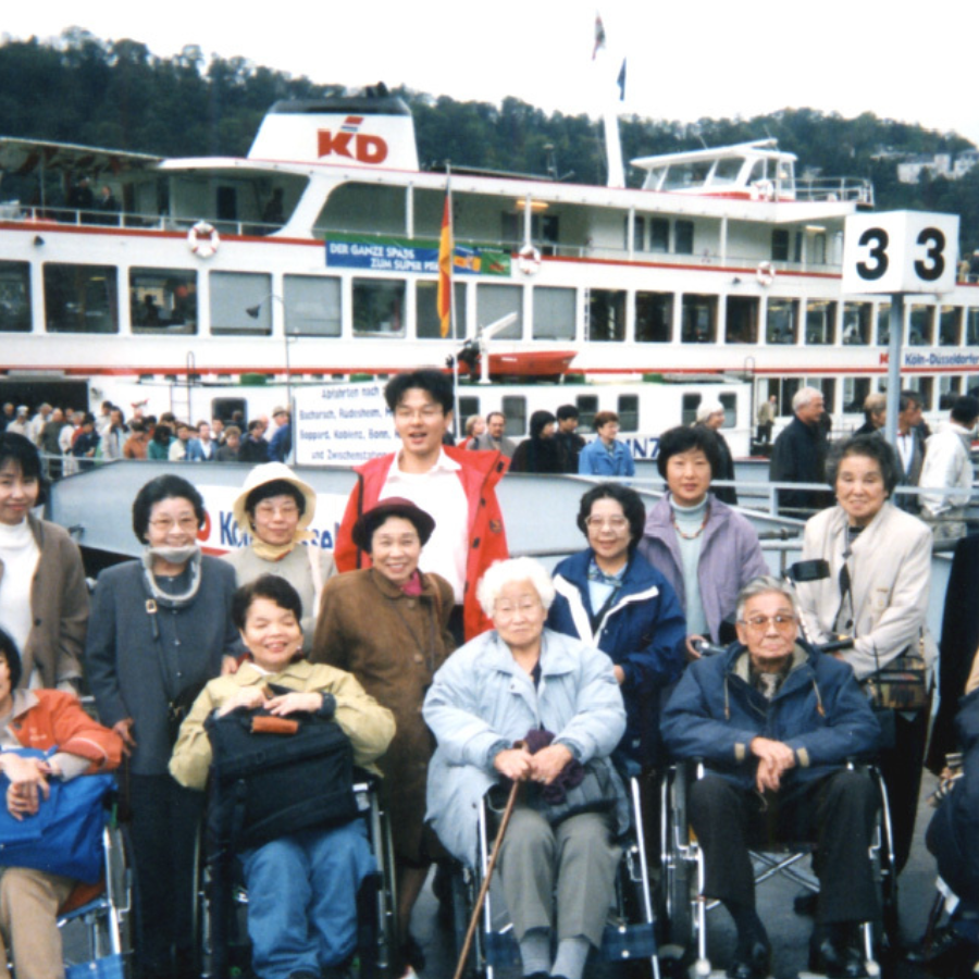 バリアフリー旅行写真