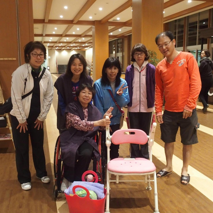 バリアフリー旅行写真