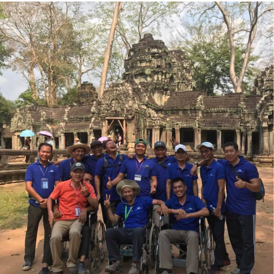 バリアフリー旅行写真