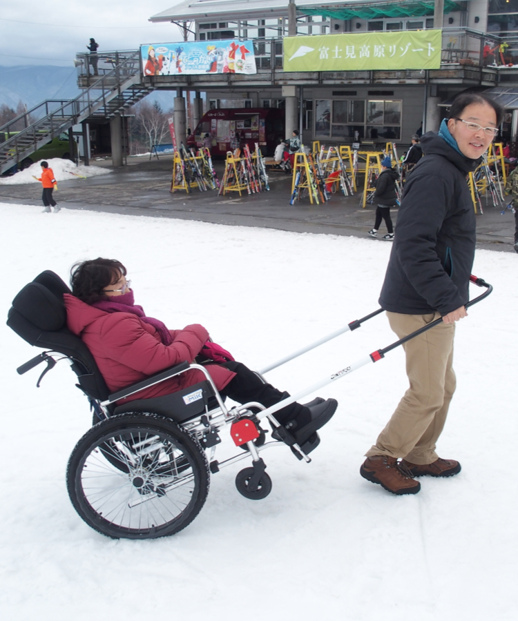 バリアフリー旅行写真