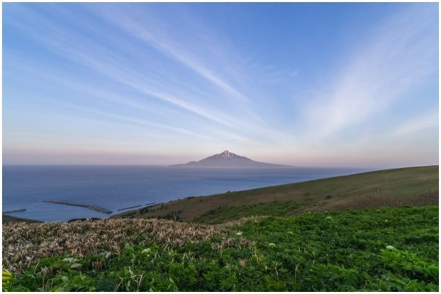 利尻島利尻富士