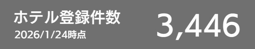 バリアフリールーム登録件数