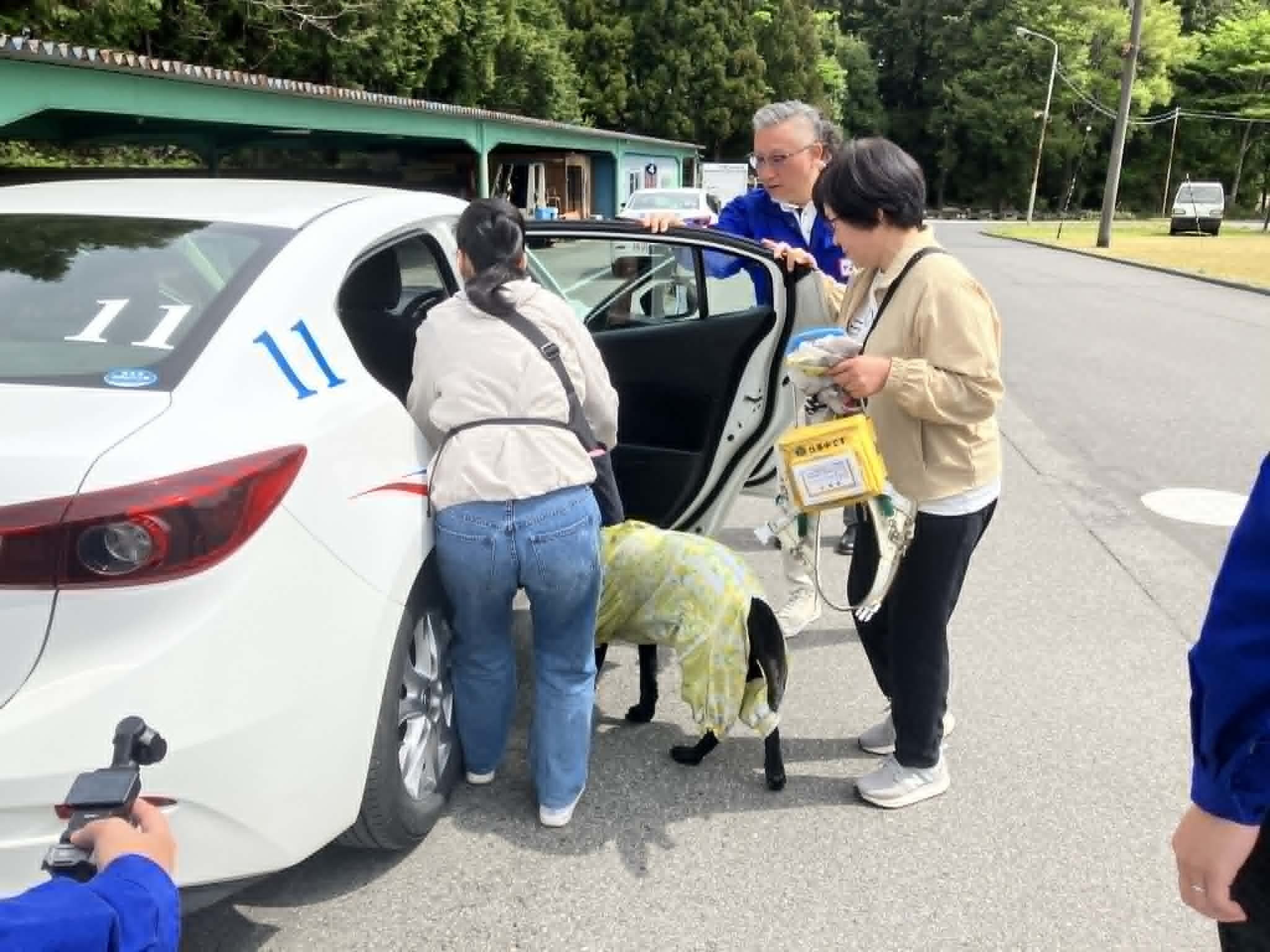 2026年4月19日に開催された自動車運転体験ツァーでの運転体験の様子（栃木県中部自動車学校にて）