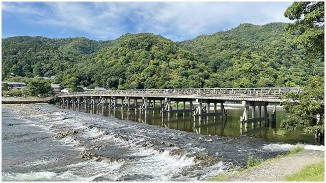 京都嵐山渡月橋