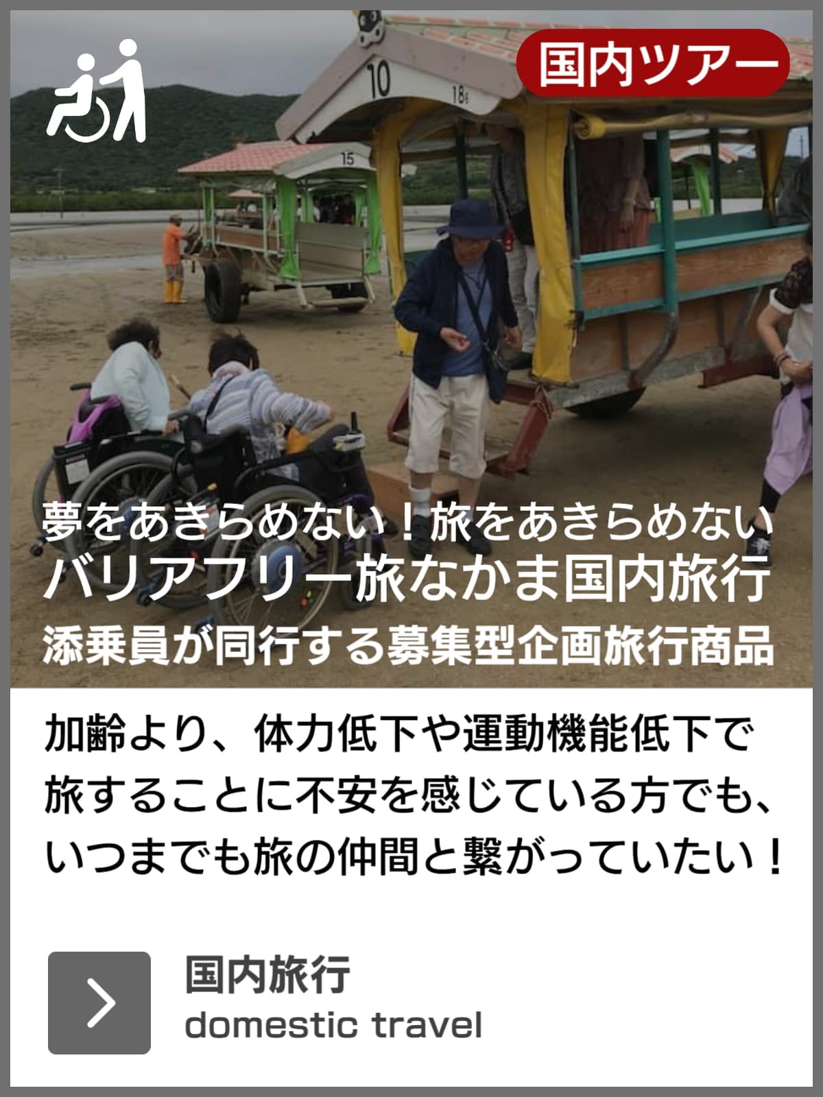 バリアフリー国内旅行